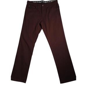 Lois Jeans Peter Slim Pantalon Prune Bordeaux Homme 32x28 / Burgundy Pants Men